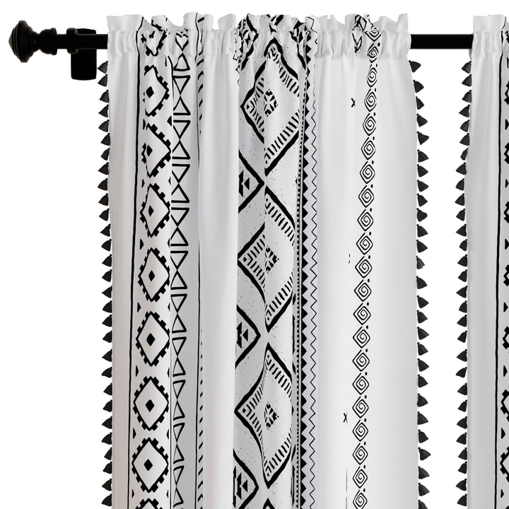 Polyester Boho Panel Curtain (Pack of 2)