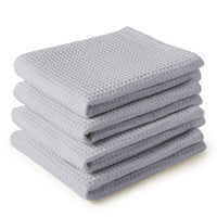 Cotton Light Grey Kitchen Towel (Pack of 4)