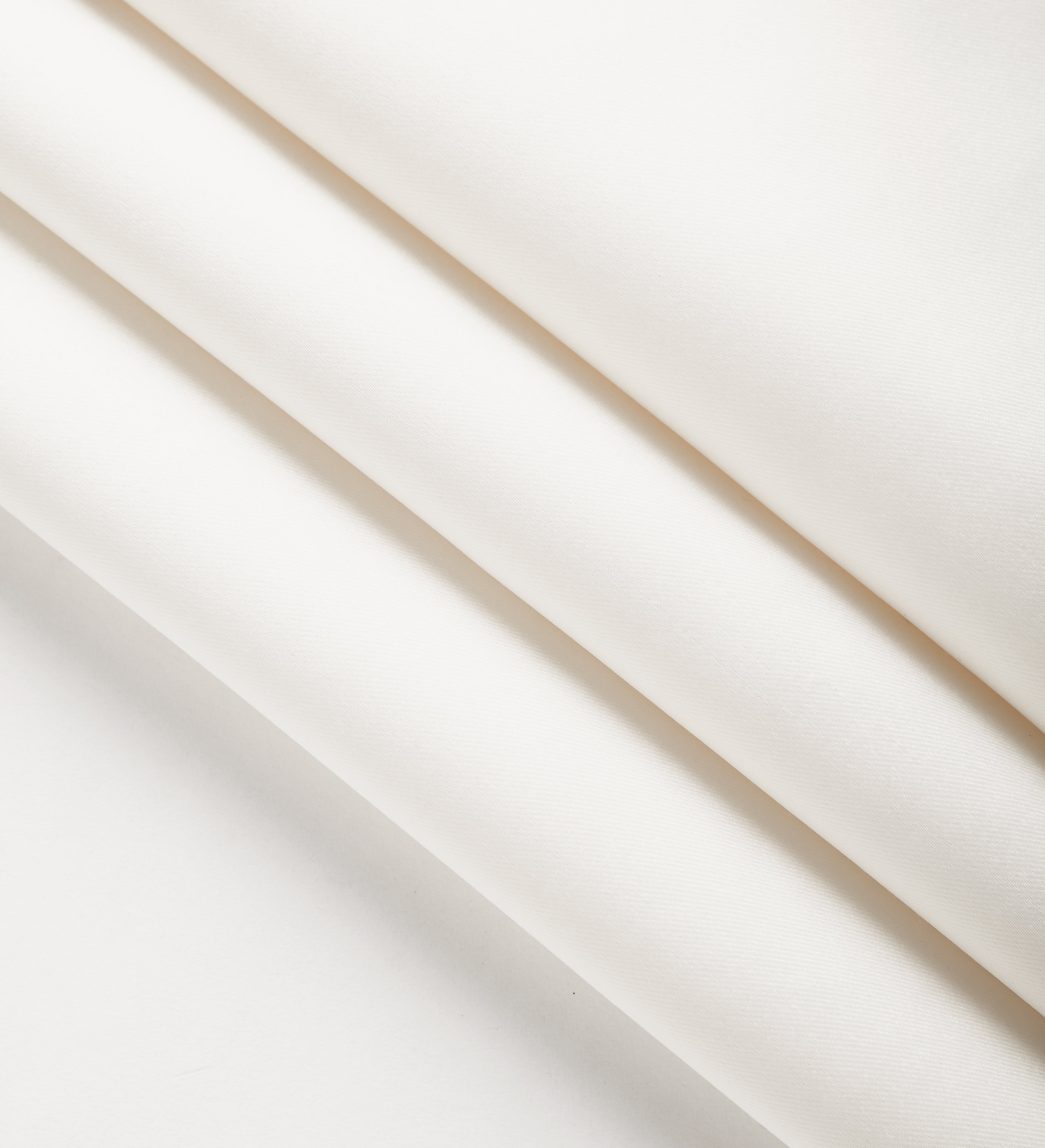 Polyester Solid Off White Fabric (1 Meter)