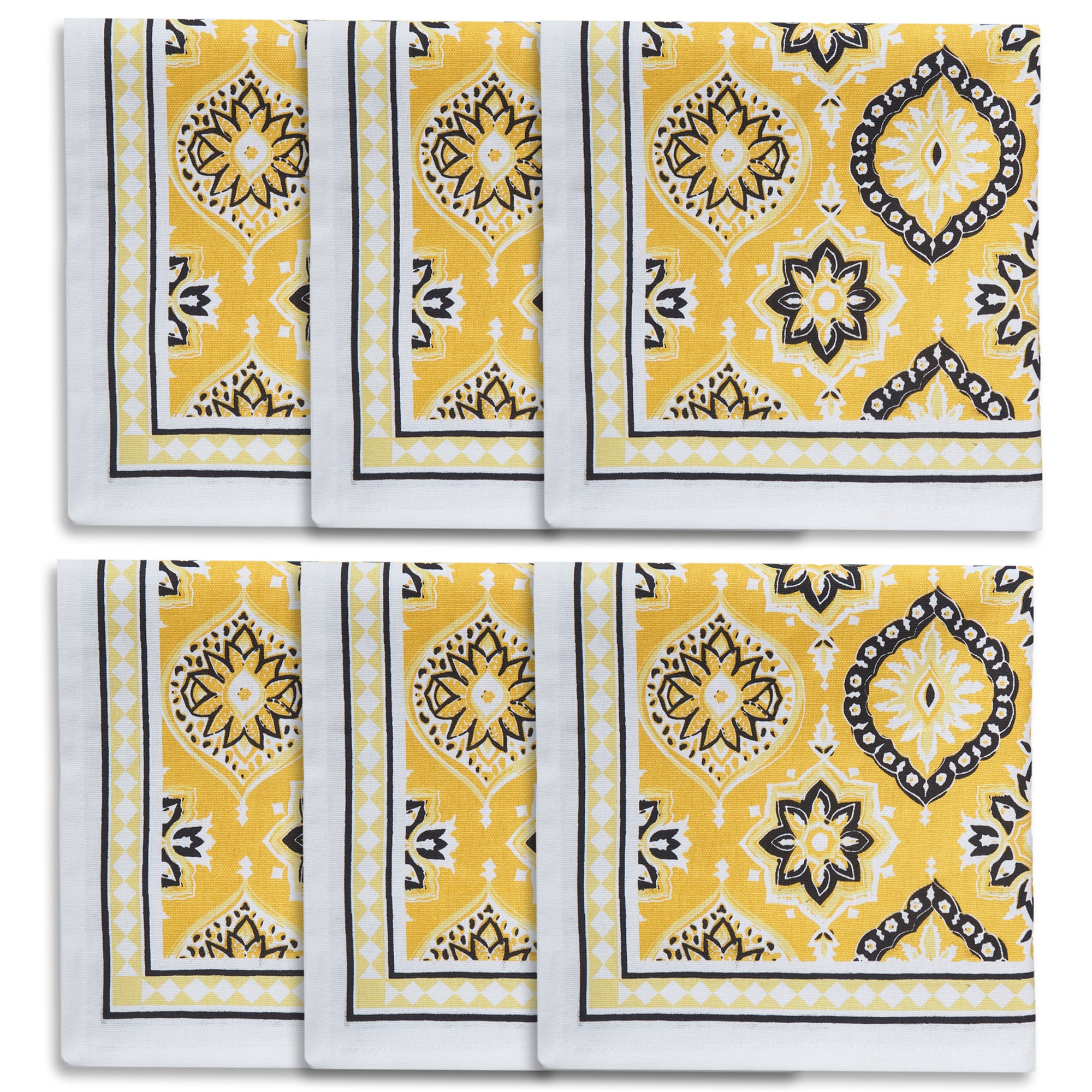 Cotton Yellow-03 Table Napkin