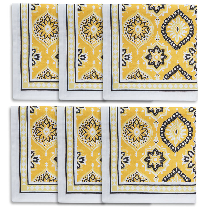 Cotton Yellow-03 Table Napkin