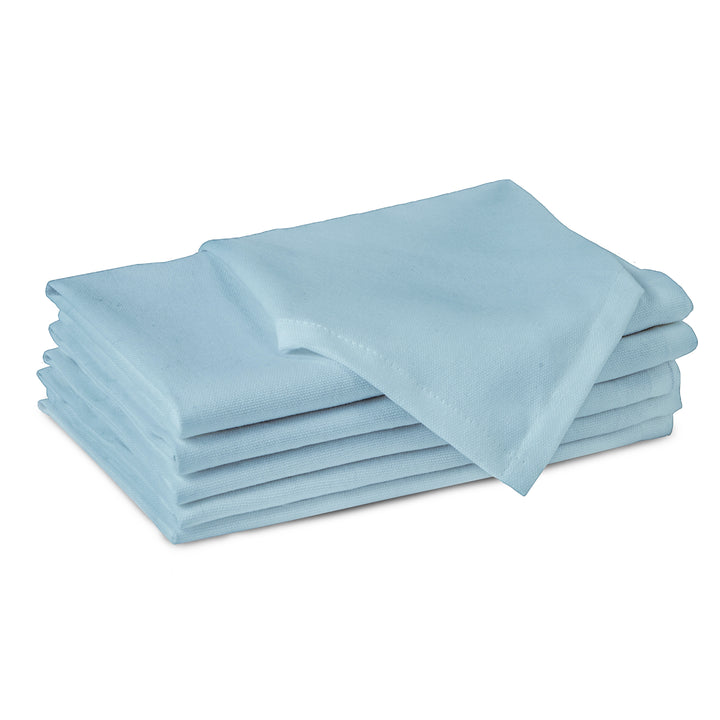 Cotton Ice Blue Table Napkins (Pack of 6)