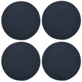 Cotton Dark Blue Placemat (Pack of 4)