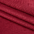 Quilted Polyester Fabric Red Fabric by Meter