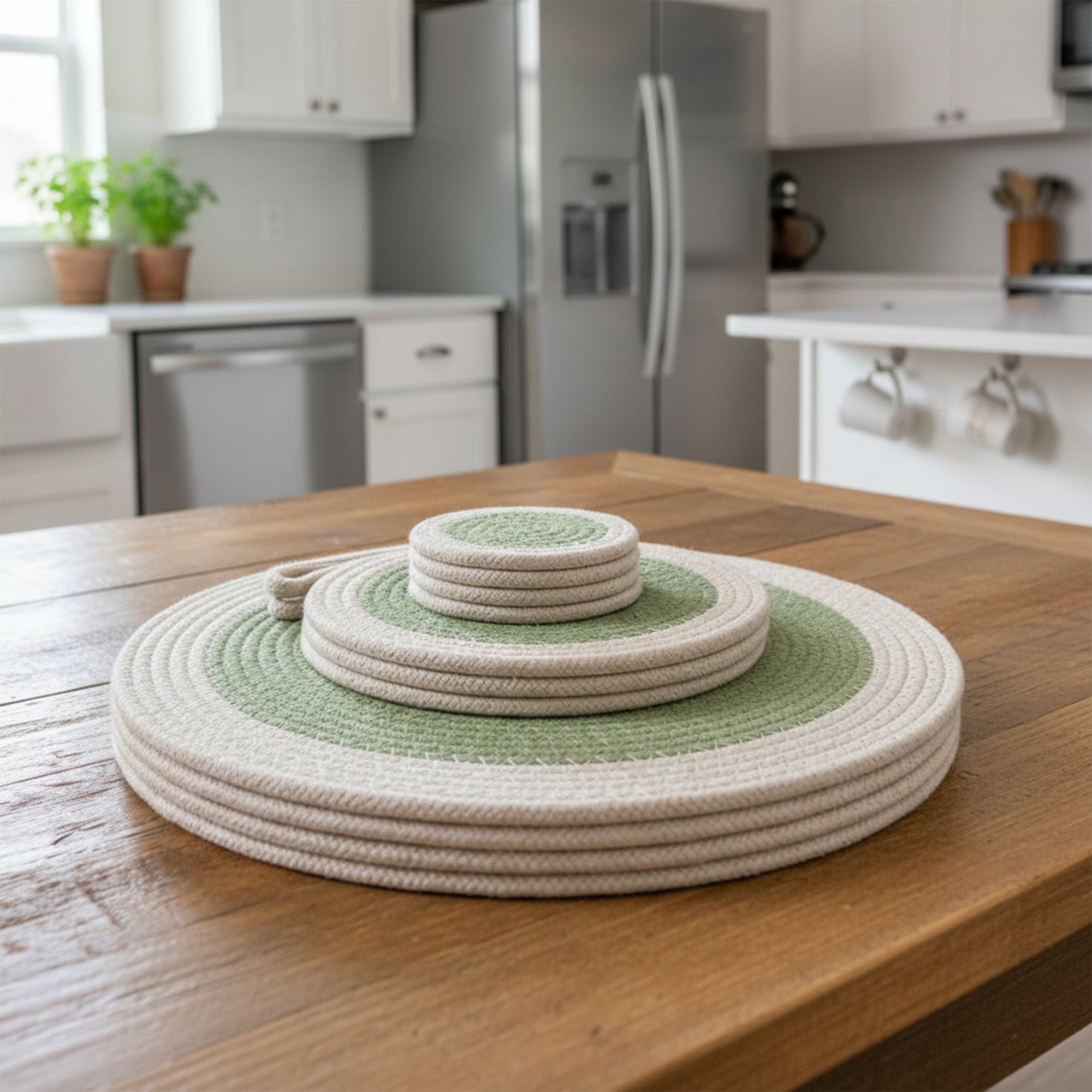 Cotton Sage Dinning Table Combo (Pack of 11)