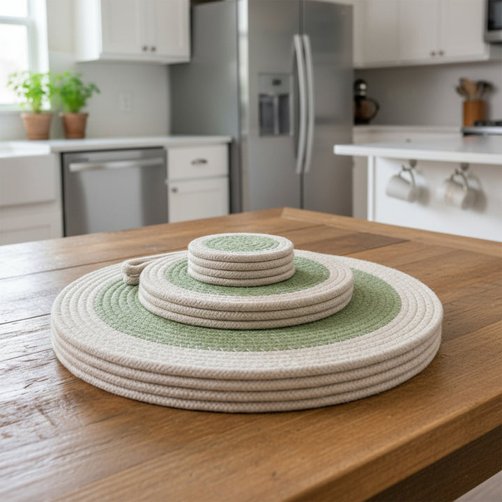 Cotton Sage Dinning Table Combo (Pack of 11)