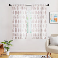 Polyester Paisleys Curtain (Pack of 2)