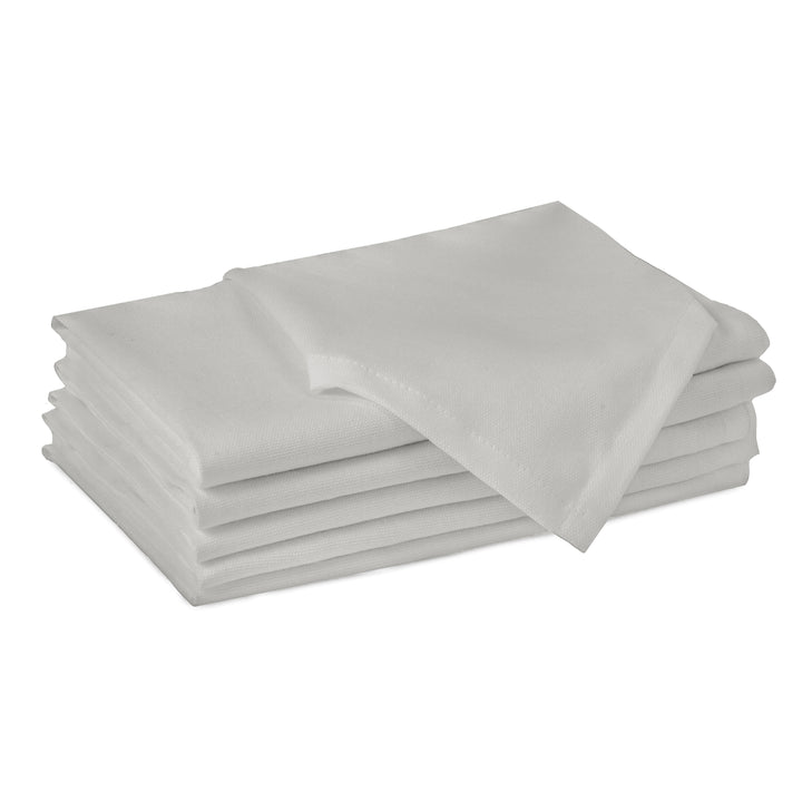Cotton Light Grey Table Napkins (Pack of 6)