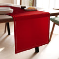 Cotton Red Table Runner (Pack of 1)
