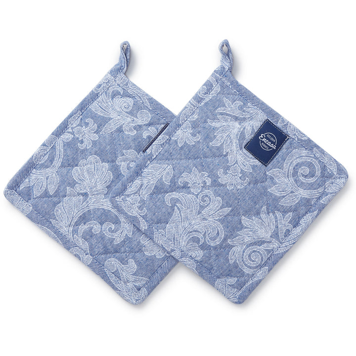 Cotton Blue Potholder (Pack of 2)