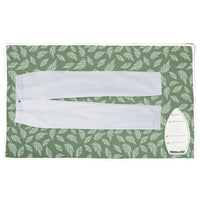20s Sheeting Big Leaves Green Ironing Mat (Pack of 1)