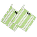 RC Yarn-Dyed Franca Lime Stripes Potholder (Pack of 2)