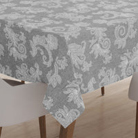 Cotton Grey Table Cloth (Pack of 1)