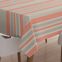 Cotton Peach Table Cloth (Pack of 1)