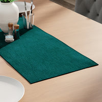 Chenille Azul Blue Table Runner