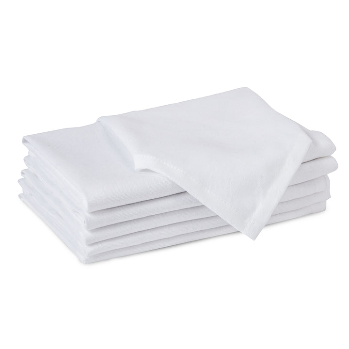 Cotton White Table Napkins (Pack of 6)
