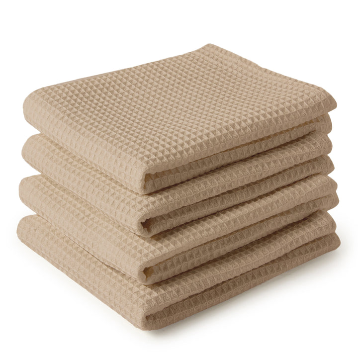 Cotton Beige Kitchen Towel (Pack of 4)