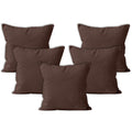 Canvas Dark Taupe Cushion Cover