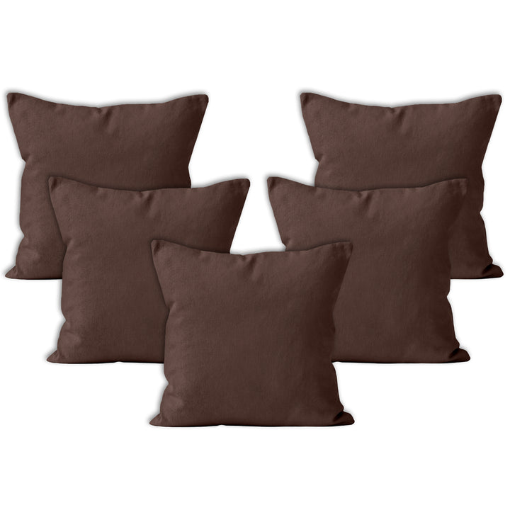 Canvas Dark Taupe Cushion Cover