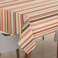 Cotton Multistripe Table Cloth (Pack of 1)