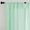 Micro Mint Curtain (Pack of 2)