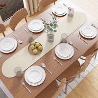 Cotton Off White Table Runner (Pack of 1)