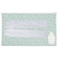 20s Sheeting Green Leaflet Ironing Mat (Pack of 1)