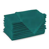 Cotton Emerald Table Napkins (Pack of 12)