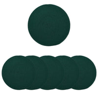 Cotton Dark Green Placemat (Pack of 6)
