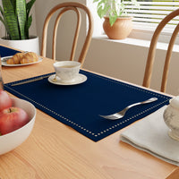 Cotton Scotch Blue Placemat (Pack of 4)