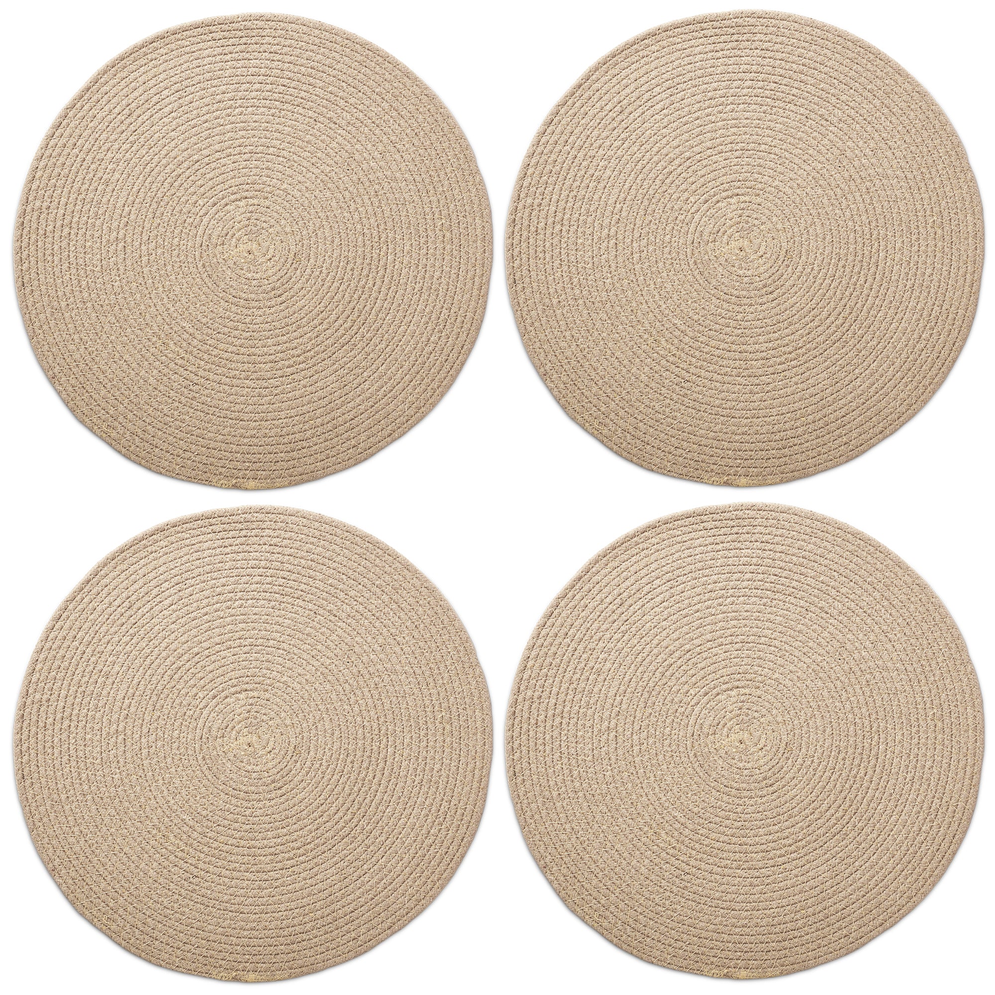 Cotton Beige Placemat (Pack of 4)