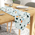 Cotton Twill Terrazzo Mint Table Runner (Pack of 1)