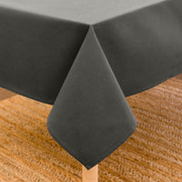 Cotton Charcoal Grey Table Cloth (Pack of 1)