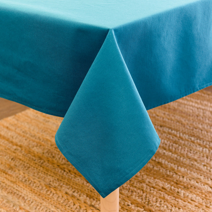 Cotton Azul Blue Table Cloth (Pack of 1)