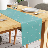 Blackout Buti Teal Table Runner (Pack of 1)
