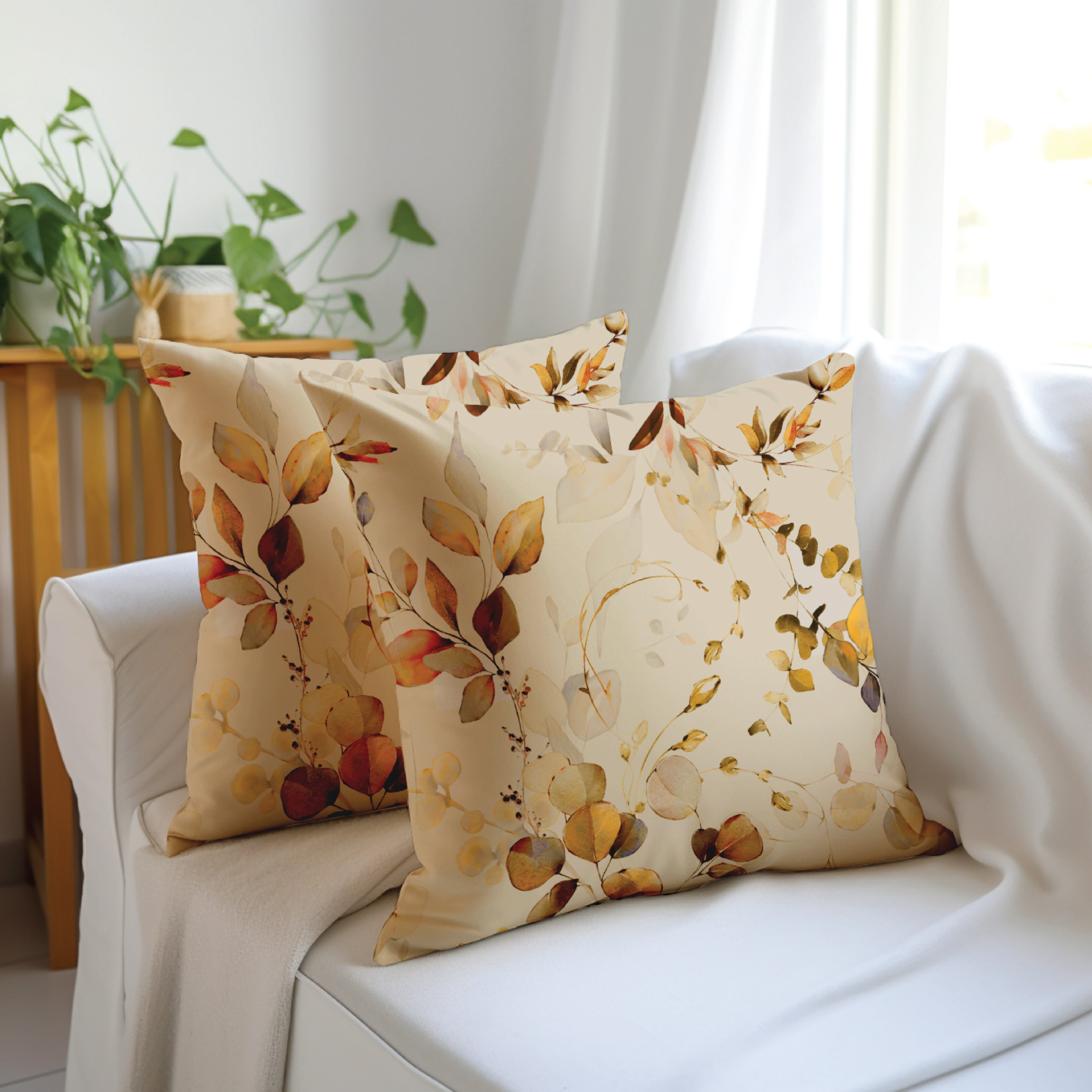 Blackout L1 Gold Cushion Cover (Pack of 2)