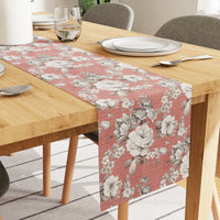 Blackout Polyester F4 English Rose Table Runner (Pack of 1)