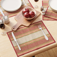 Madur Kathi Red Placemat (Pack of 4)