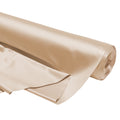 Satin Polyester Silk Cream Fabric by Meter