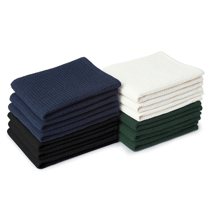 Cotton Multicolor 4 Kitchen Towel (Pack of 12)