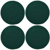 Cotton Dark Green Placemat (Pack of 4)