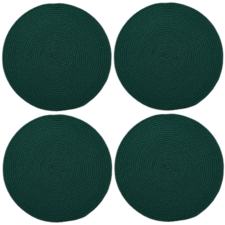 Cotton Dark Green Placemat (Pack of 4)