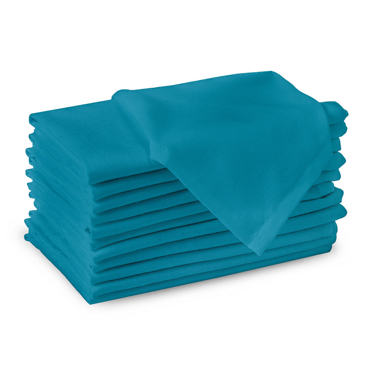 Cotton Azul Blue Table Napkins (Pack of 12)