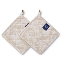 Cotton Beige Potholder (Pack of 2)