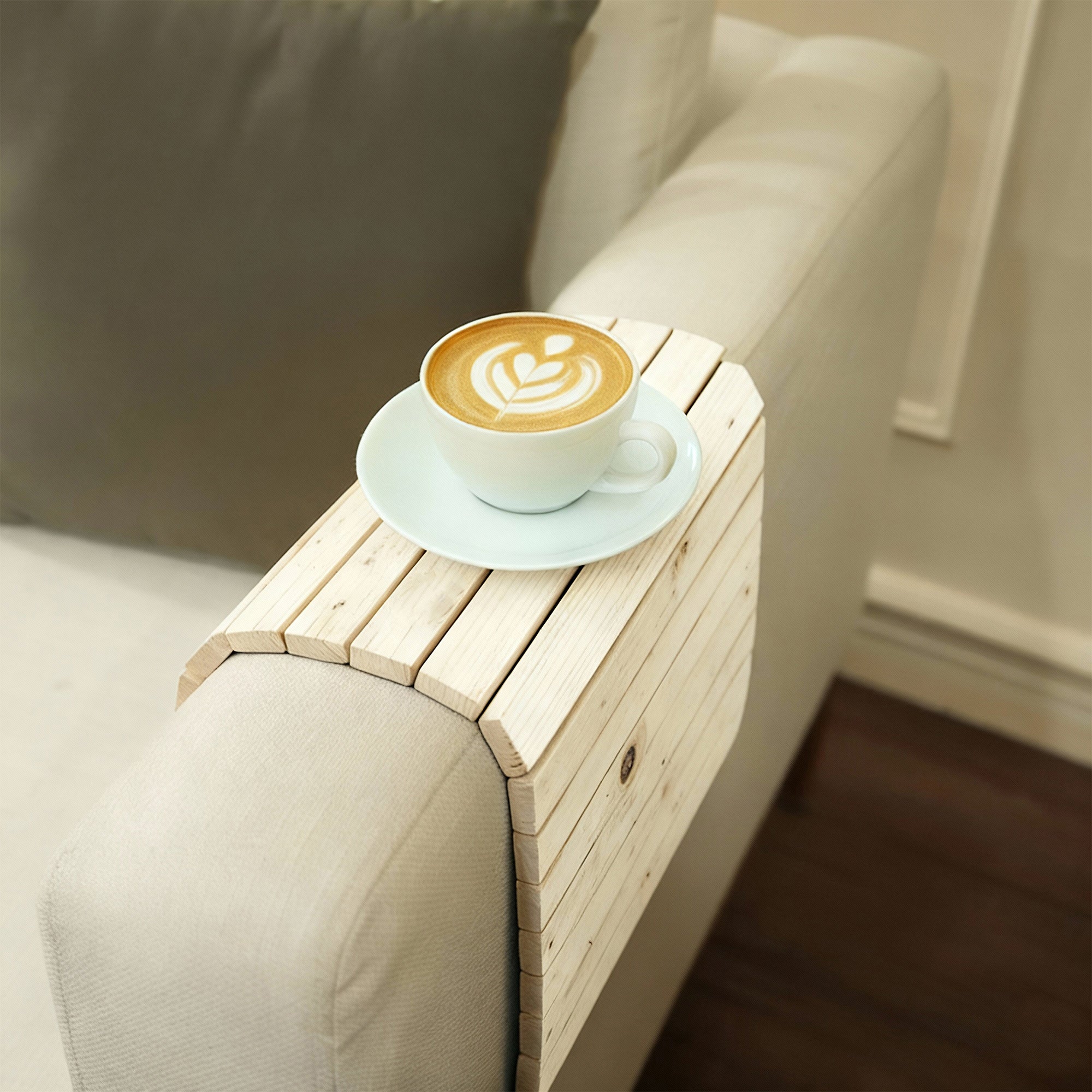 Wood Cream Wooden Tray