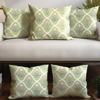 Micro Pea Green Cushion Cover