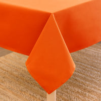 Cotton Orange Table Cloth (Pack of 1)