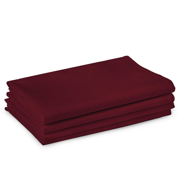 Cotton Rich Maroon Table Napkins (Pack of 4)