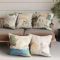 Polyester Mughal-03 Cushion Cover (Pack of 5)
