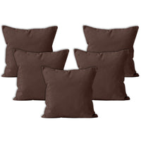 Canvas Dark Taupe Cushion Cover